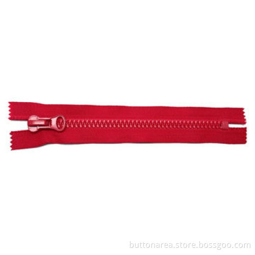 10# Plastic Diamond Zipper, O/E & Auto-lock Slider